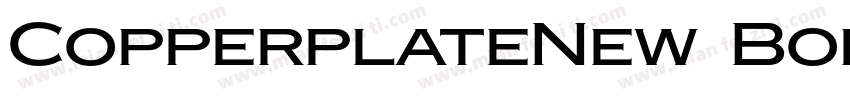CopperplateNew BoldExtended字体转换